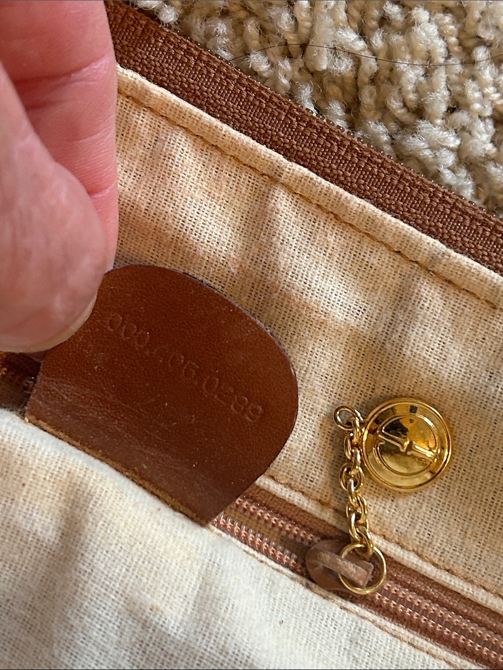 Gucci Bamboo Brown Leather Two Way Shoulder Hand Bag- Gorgeous! - Picture 9 of 11
